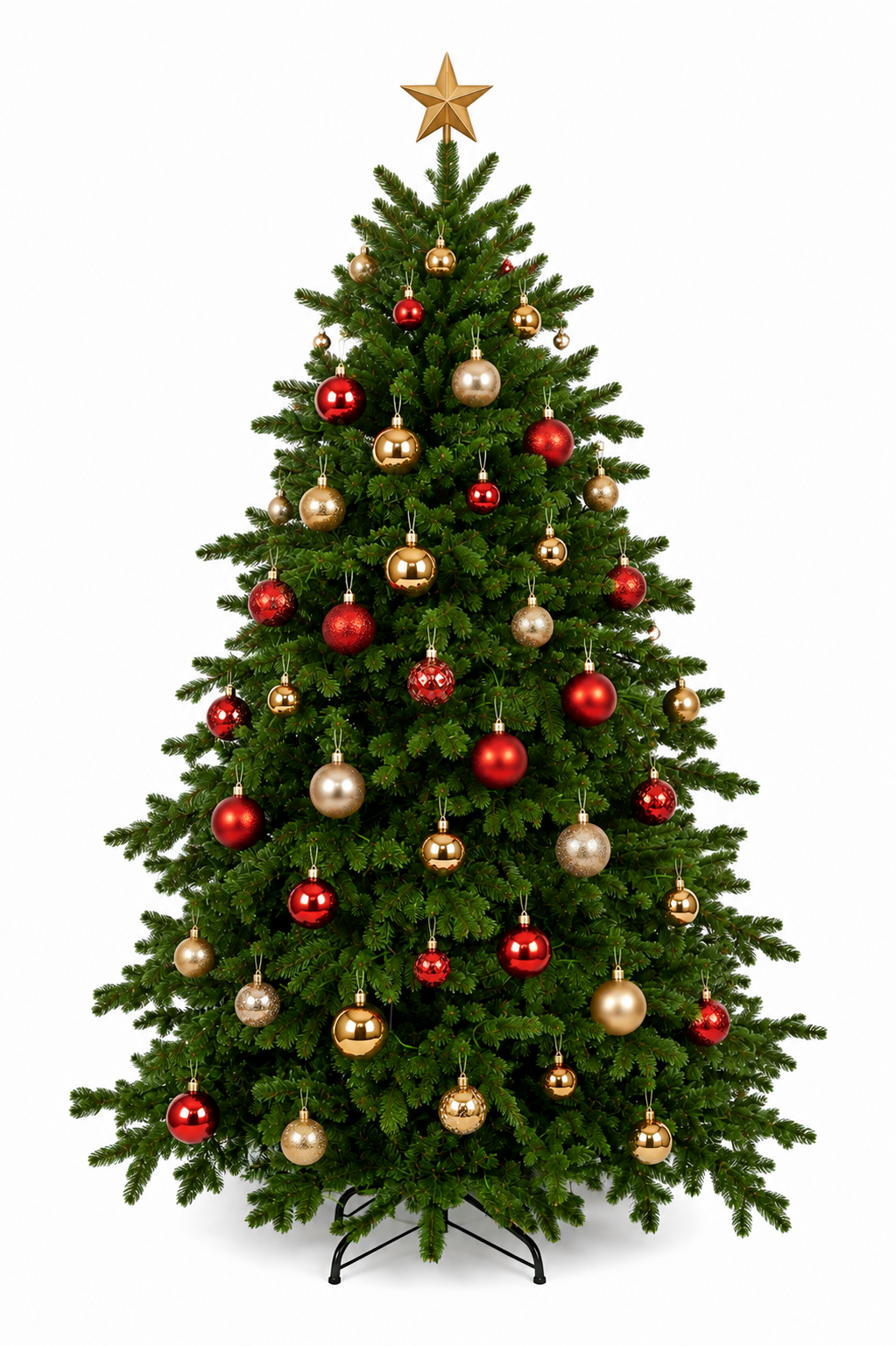 Vorschau des geschmückten Weihnachtsbaums