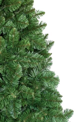 Künstlicher Weihnachtsbaum Kaukasus-Tanne. Der Baum hat dicke grüne Nadeln.