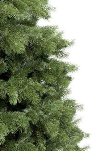 Künstlicher Weihnachtsbaum 3D Tränen Kiefer. Der Baum hat dicke grüne Äste.