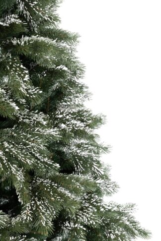 Künstlicher Weihnachtsbaum 3D TräneKiefer mit Kunstschnee. Der Baum ist leicht mit Schnee bedeckt.