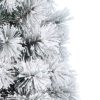 Künstlicher Weihnachtsbaum Mini-Kiefer mit Kunstschnee, hat dicht verschneite Zweige