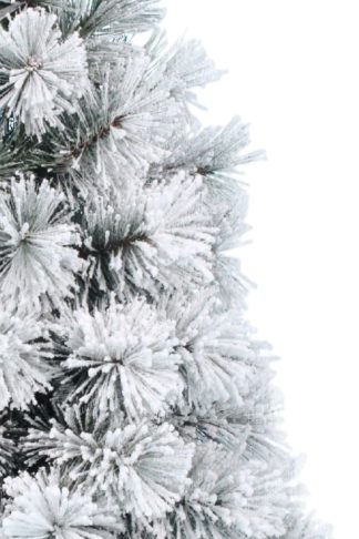 Künstlicher Weihnachtsbaum Mini-Kiefer mit Kunstschnee, hat dicht verschneite Zweige