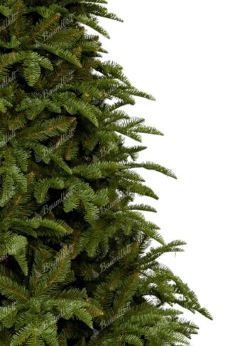 Künstlicher Weihnachtsbaum 3D Kaukasus Tanne. Der Baum hat dichte hellgrüne Nadeln.