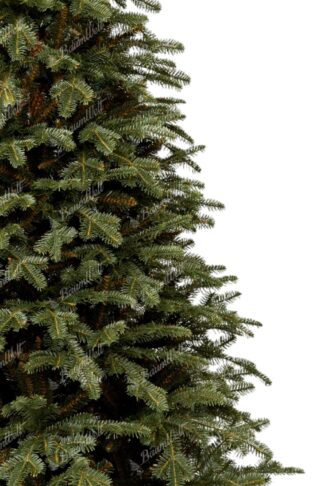Künstlicher Weihnachtsbaum 3D Smaragdtanne. Der Baum hat dicke grüne Nadeln.