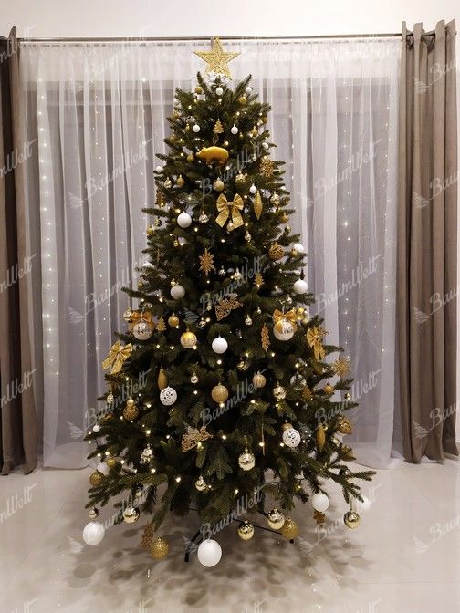 Künstlicher Weihnachtsbaum 3D Alpenfichte 210cm