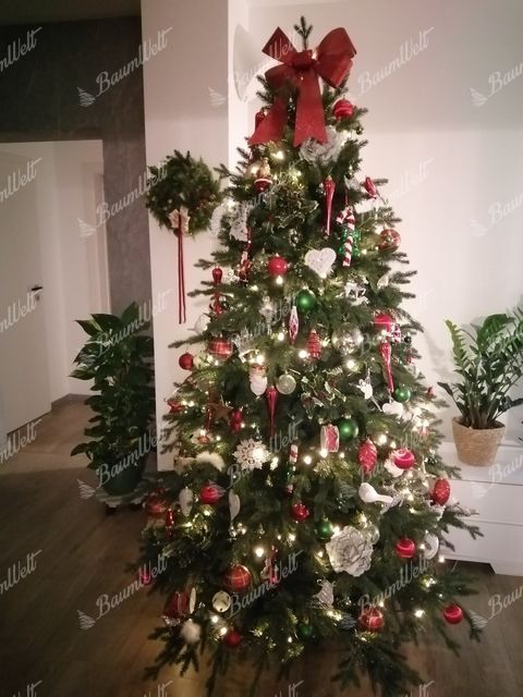 Künstlicher Weihnachtsbaum 3D Bergfichte 210cm