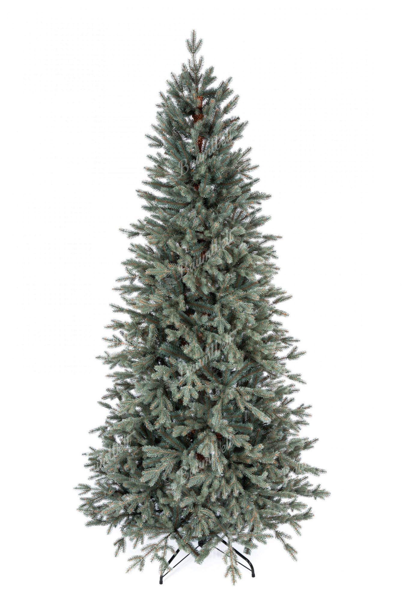 Künstlicher Weihnachtsbaum 3D Eisfichte Schmal 210cm Baumwelt