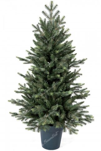 Künstlicher Tannenbaum im Topf Kunsttanne ca 90 cm 287 Triebe. Weihnachtsbaum