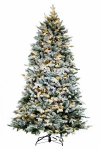 Künstlicher Weihnachtsbaum 3D Königsfichte mit LED-Beleuchtung