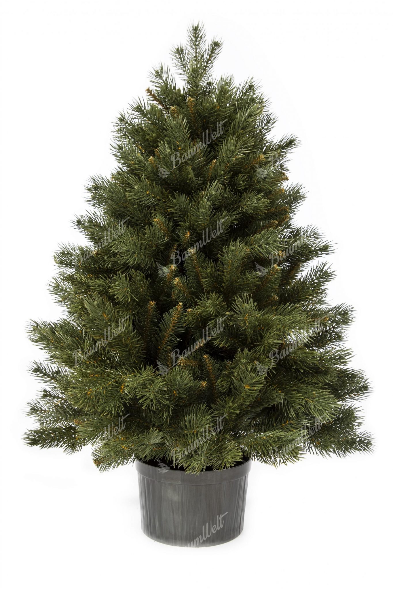 Künstlicher Weihnachtsbaum 3D MiniKiefer 100 cm im Topf Baumwelt