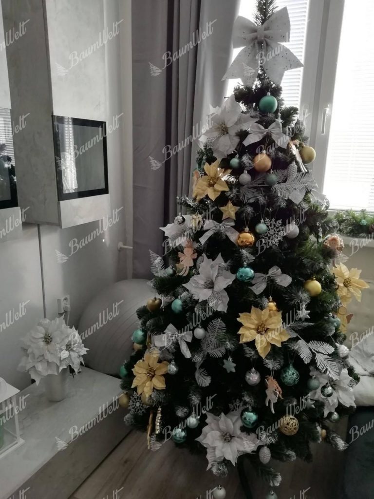 Künstlicher Weihnachtsbaum Kiefer mit Kunstschnee 250cm