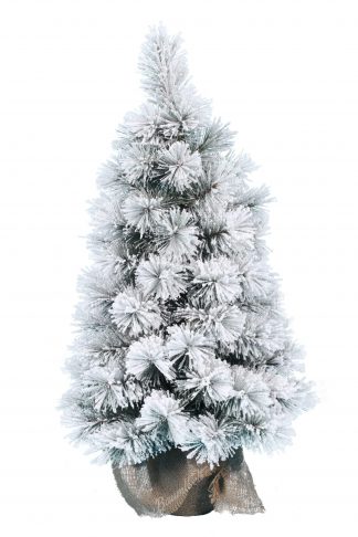 Künstlicher Weihnachtsbaum Mini-Kiefer mit Kunstschnee