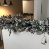 Weihnachtsgirlande mit Kunstschnee 270cm