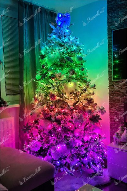 Bunte led weihnachtsbeleuchtung TWINKLY fur den weihnachtsbaum