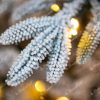 Künstlicher Weihnachtsbaum 3D Sibirische Tanne mit LED-Beleuchtung