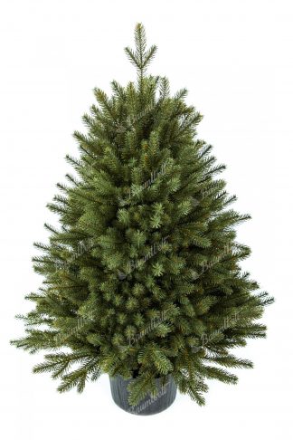 Künstlicher Weihnachtsbaum FULL 3D Alpenfichte 100 cm im Topf