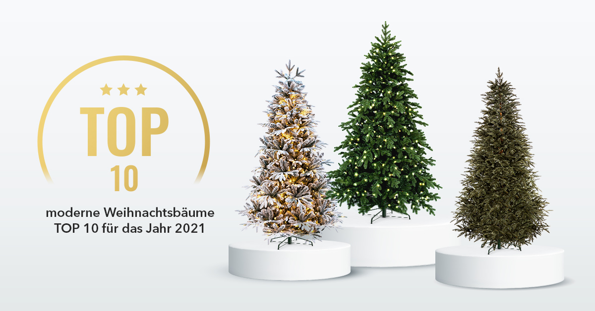 Moderne Weihnachtsbäume TOP 10 für das Jahr 2021