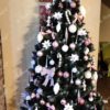Künstlicher Weihnachtsbaum Silberkiefer mit Eiskristallen 220cm