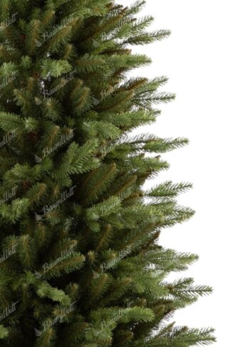 Künstlicher Weihnachtsbaum 3D Rotfichte. Der Baum hat dicke grüne Nadeln.
