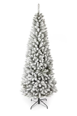 Künstlicher Weihnachtsbaum Weiß-Fichte schlank