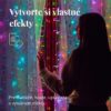 Kombinovaný LED svetelný záves TWINKLY CURTAIN 1,5m RGB-AWW 210LED