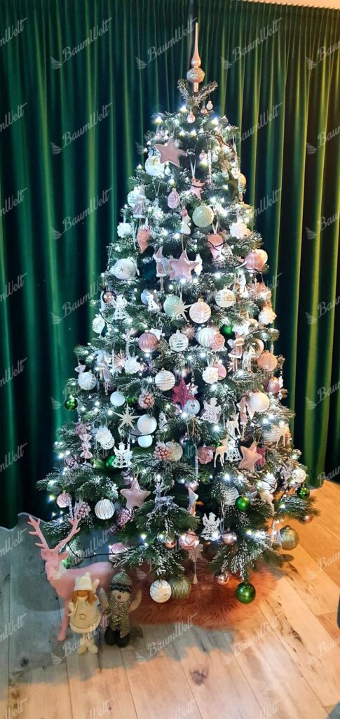 Kűnstlicher weihnachtsbaum 3D Tranen Kiefer mit kunstchnee