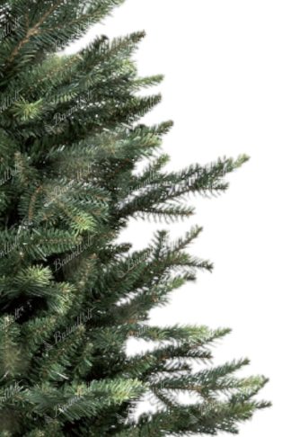 Künstlicher Weihnachtsbaum 3D Mini Waldfichte 105cm im Topf, hat grüne Nadeln