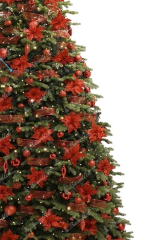 Der riesige Weihnachtsbaum 3D Fichte Exklusiv 400cm LED1776 mit Dekopaket