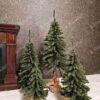 Künstlicher Weihnachtsbaum Mini Fichte Tatra hat grüne Nadeln