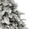 Künstlicher Weihnachtsbaum 3D Tanne Alabaster,hat dick verschneite Zweige