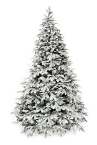 Künstlicher Weihnachtsbaum 3D Tanne Alabaster, hat dick verschneite Zweige