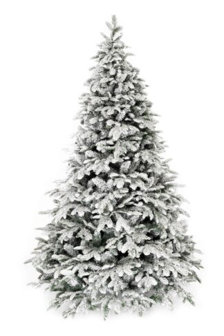 Künstlicher Weihnachtsbaum 3D Tanne Alabaster, hat dick verschneite Zweige