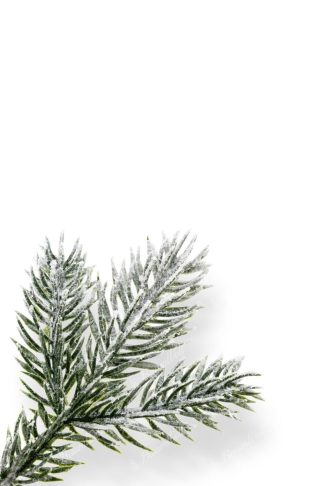 Künstlicher Weihnachtsbaum FULL 3D Tanne Glänzend, der Zweig ist leicht mit Schnee bedeckt