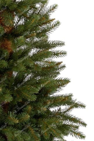Weihnachtsbaum im Topf 3D Fichte Natur. Der Baum hat dicke grüne Nadeln.
