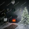 LED Weihnachtsbeleuchtung Kaltweiß am Weihnachtsbaum
