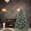 Künstlicher Weihnachtsbaum 3D Eisfichte hat dichte silber-grüne Nadeln