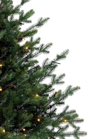 Künstlicher Weihnachtsbaum FULL 3D Fichte Natur im Topf LED Detail der Nadeln