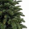 Künstlicher Weihnachtsbaum 3D Normandtanne im Topf, der Baum hat dicke grüne Nadeln