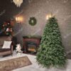 Künstlicher Weihnachtsbaum 3D Normandtanne XL hat dichte, natürlich grüne Nadeln