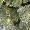 Künstlicher Weihnachtsbaum 3D Fichte Silber LED Detail der Nadeln