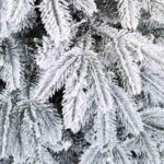 Künstlicher Weihnachtsbaum Alaska-Fichte im Topf Detail der Nadeln