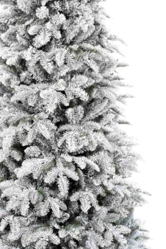 Künstlicher Weihnachtsbaum 3D Weißtanne Schmal Detail der Nadeln