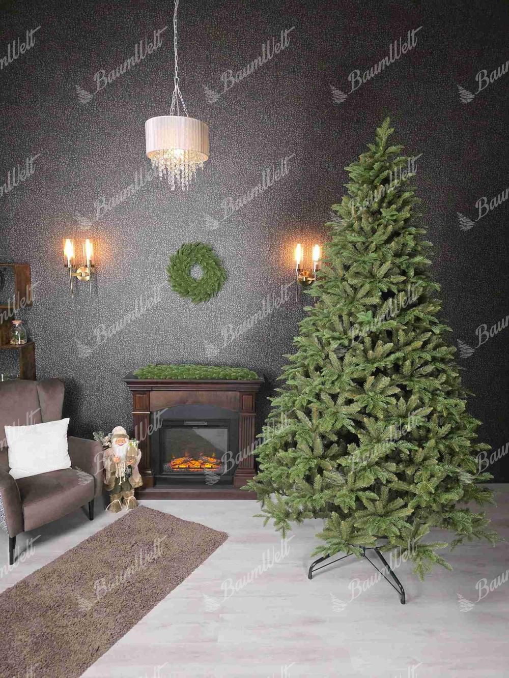 Künstlicher Weihnachtsbaum 3D Kaukasus-Tanne 280cm