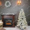 Künstlicher Weihnachtsbaum 3D Polarfichte im Topf 120cm 200LED