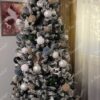 Künstlicher Weihnachtsbaum Weiß-Fichte schlank 240cm
