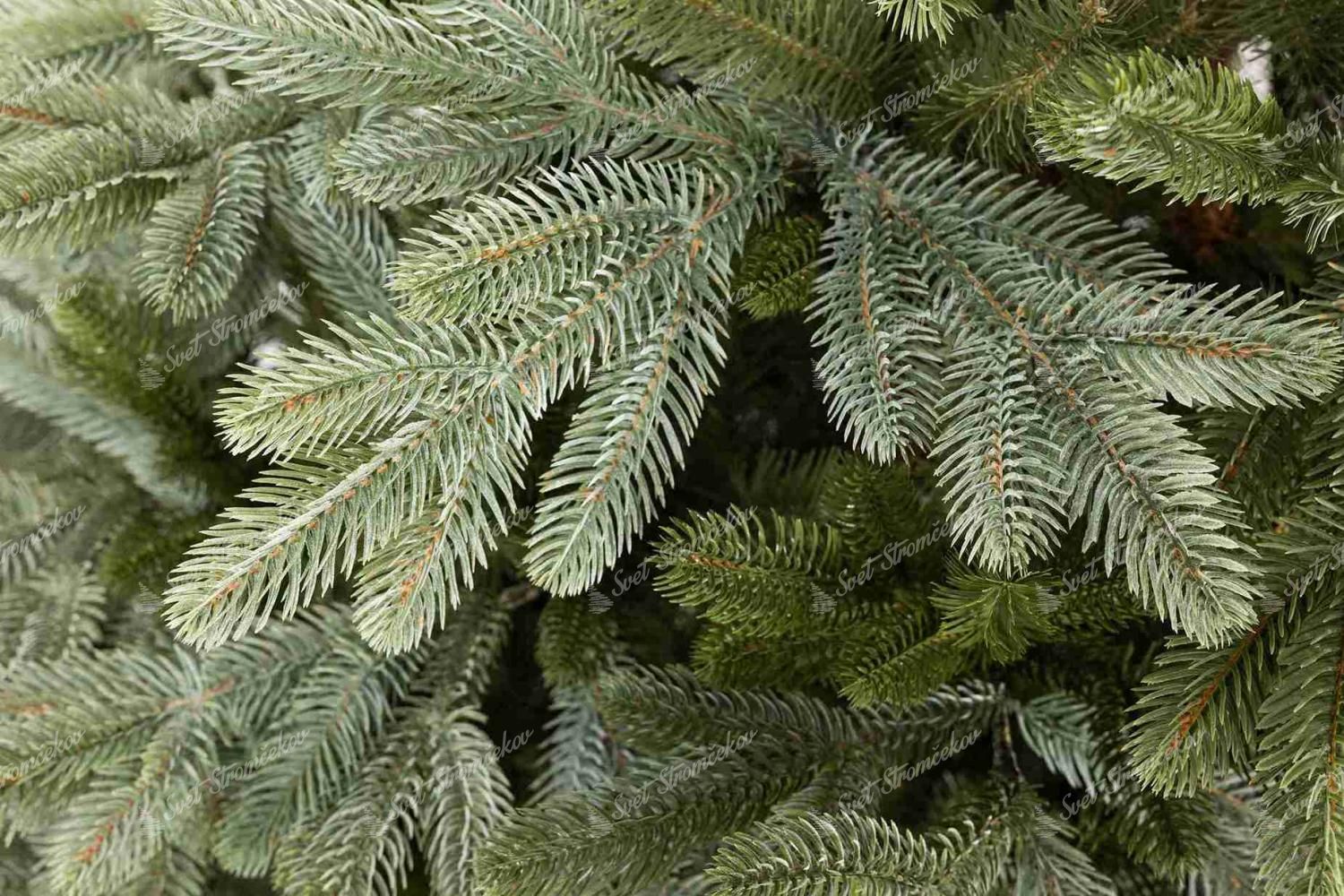 Umelý vianočný stromček 3D Smrek Vznešený Svetlý 250cm