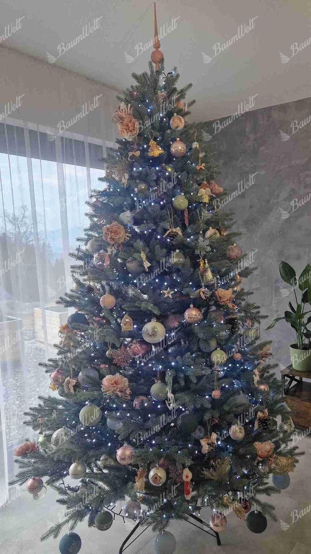 Künstlicher Weihnachtsbaum 3D Eisfichte 240cm