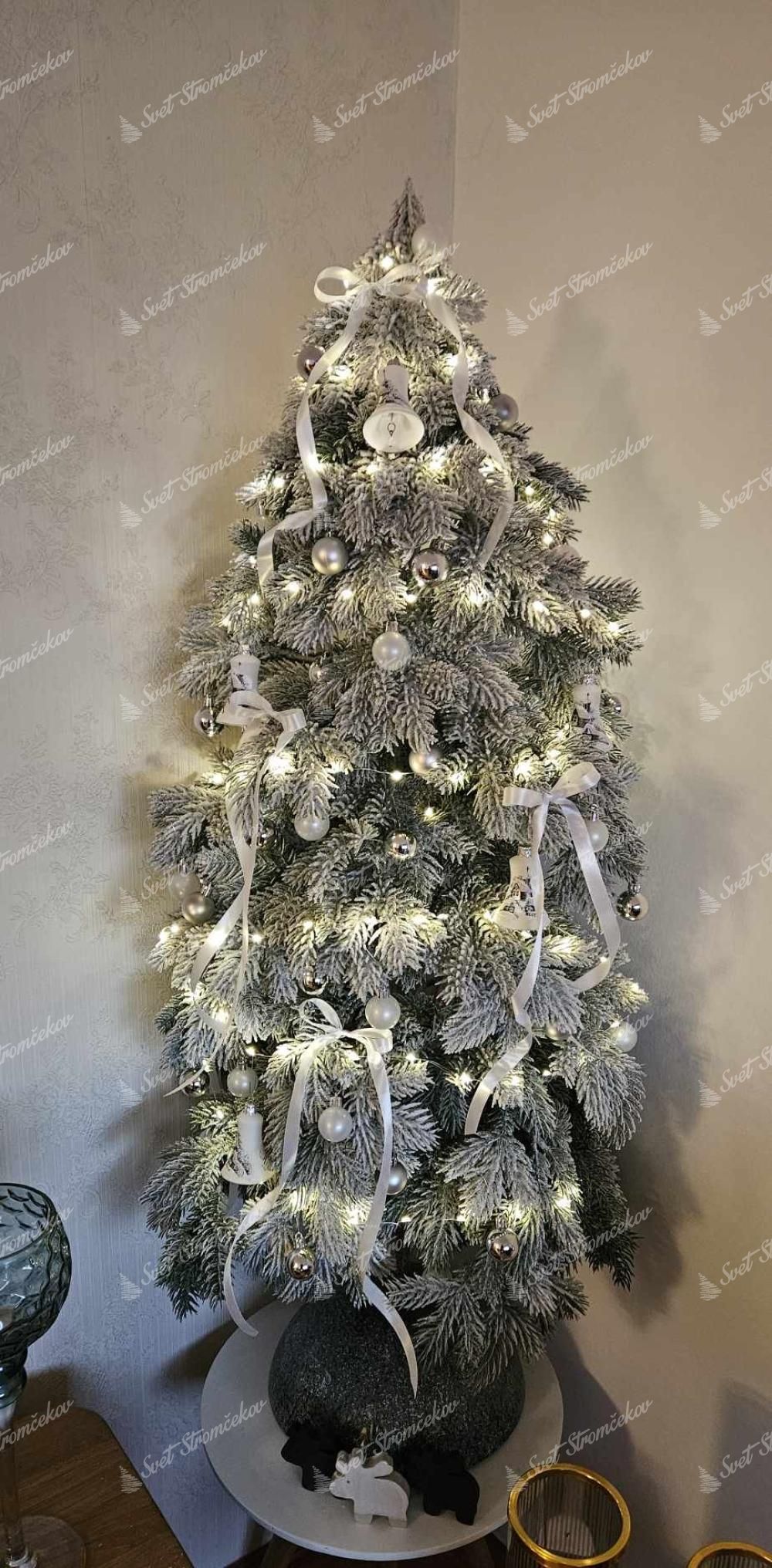 Künstlicher Weihnachtsbaum FULL 3D Tanne Glänzend 120cm