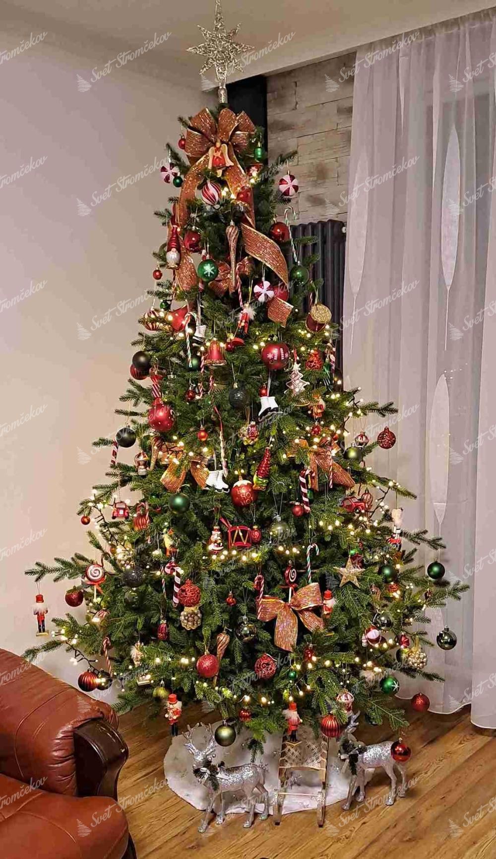 Künstlicher Weihnachtsbaum FULL 3D Fichte Natur 210cm