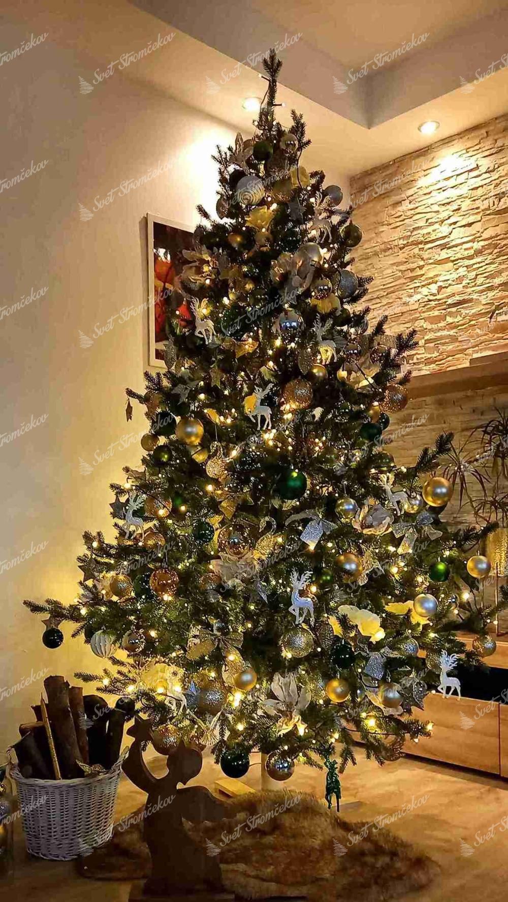 Künstlicher Weihnachtsbaum FULL 3D Fichte Natur 210cm